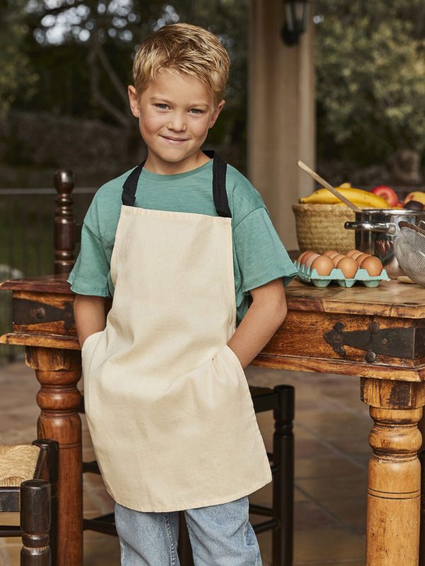 Fairtrade cotton junior craft apron