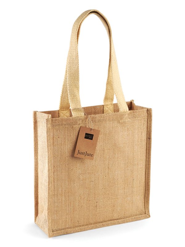 Jute compact tote