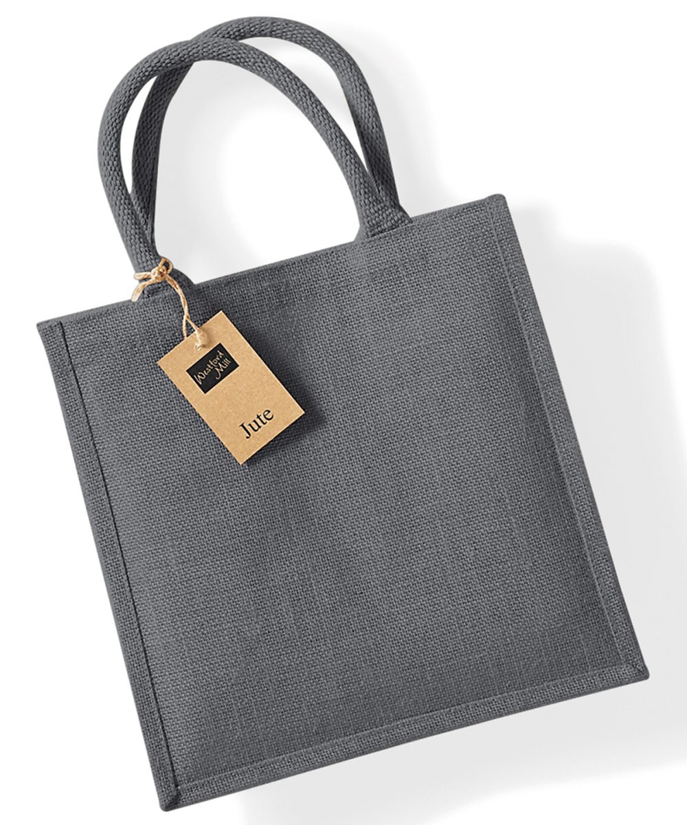 Graphite Grey/Graphite Grey Jute midi tote