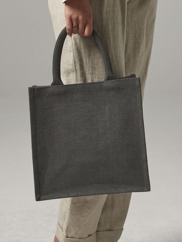 Jute midi tote