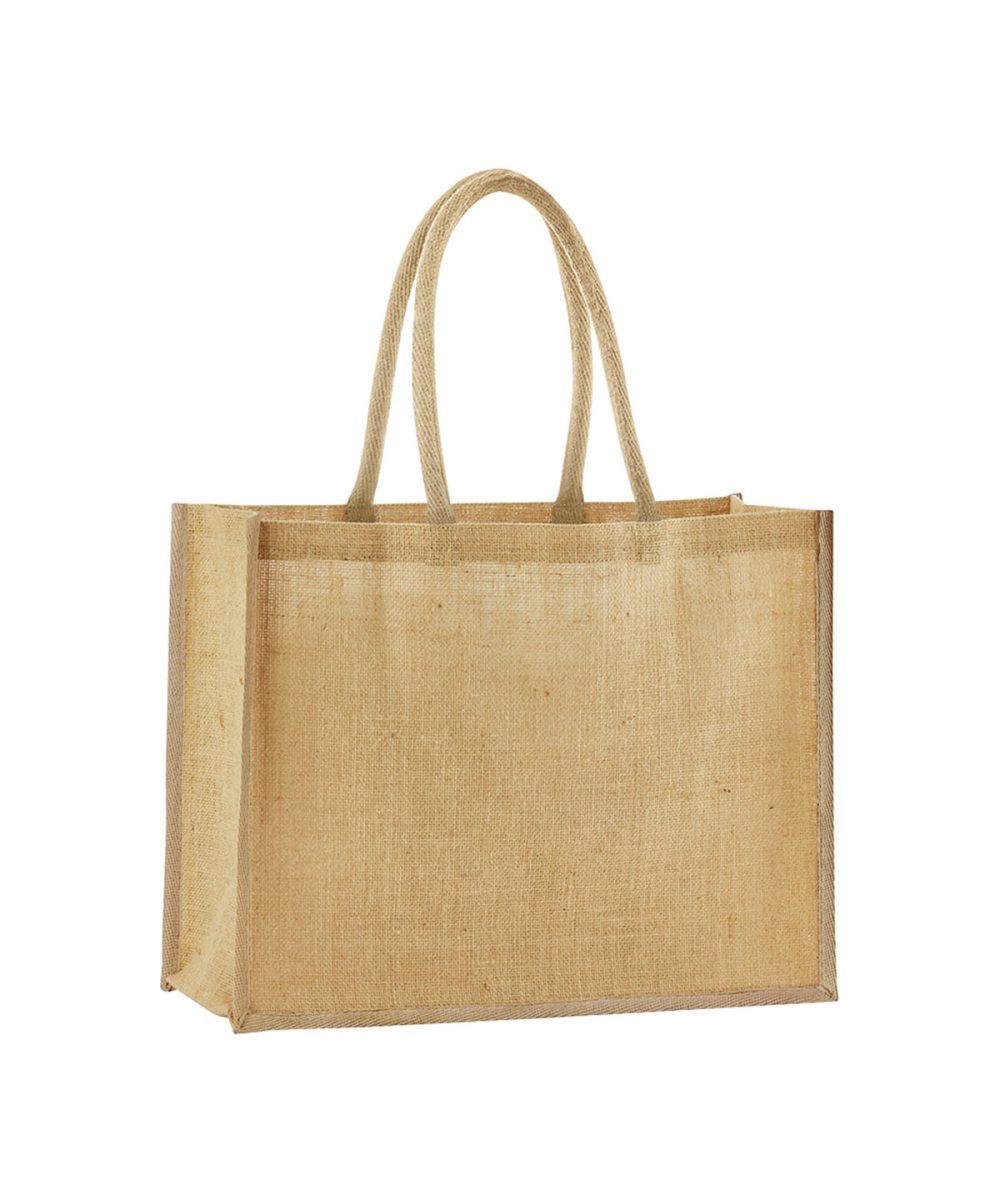 Natural Natural starched jute classic shopper