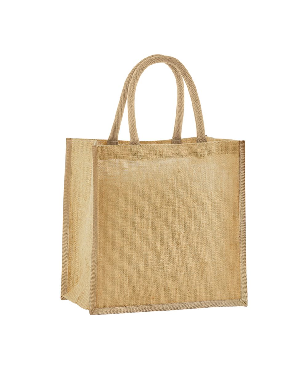 Natural Natural starched jute mini gift bag