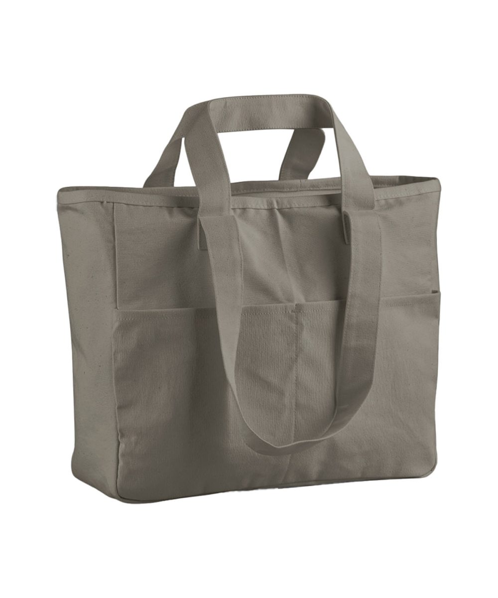 Mushroom Double-handle cargo pocket tote