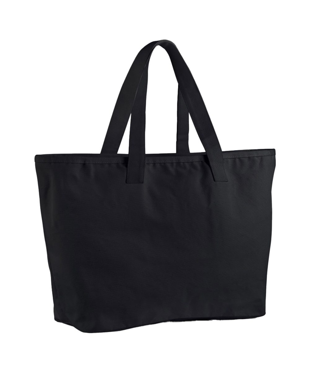 Black Oversized heavy duty canvas tote bag