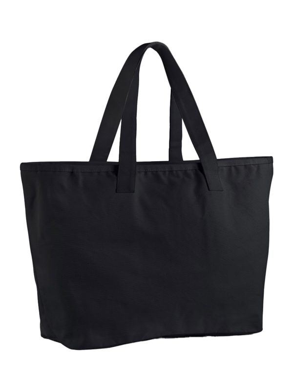 Black Oversized heavy duty canvas tote bag