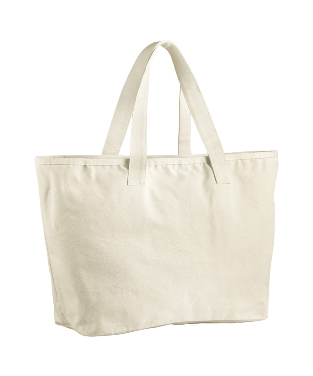 Natural Oversized heavy duty canvas tote bag