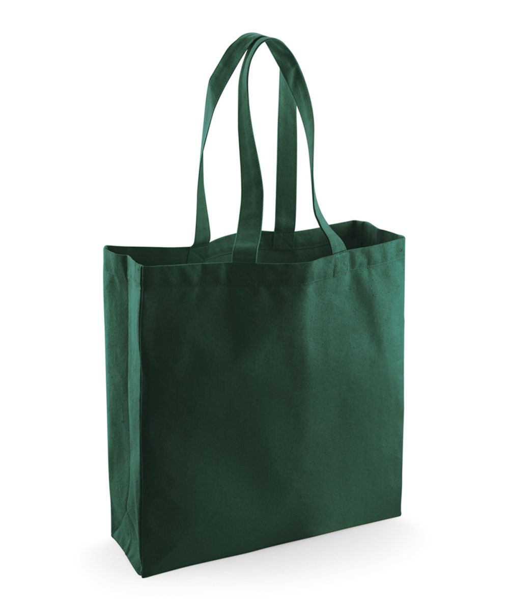 Bottle Green Fairtrade cotton classic shopper