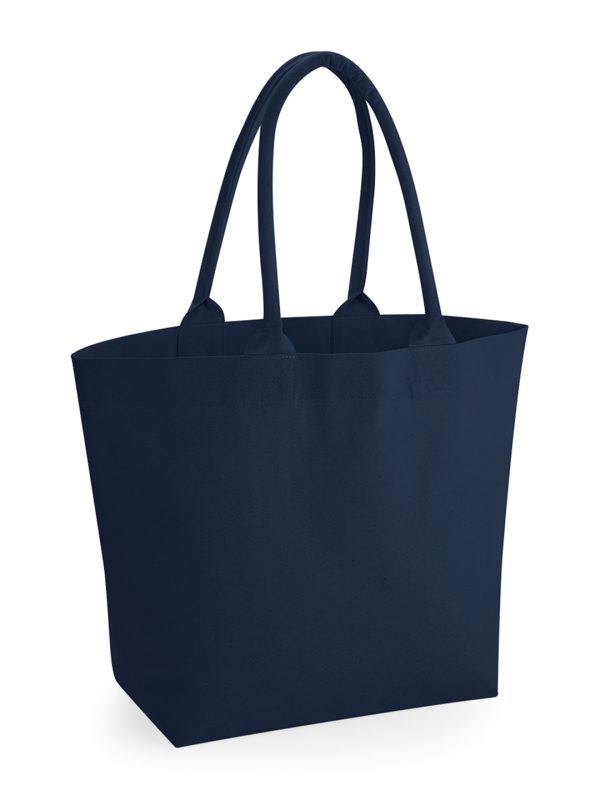 French Navy Fairtrade cotton deck bag