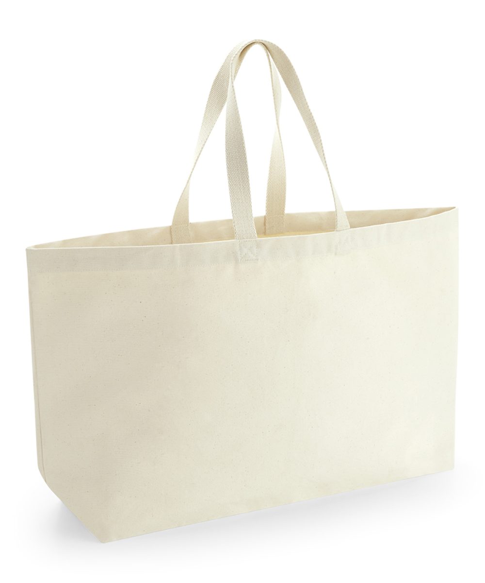 Natural Oversized canvas tote bag