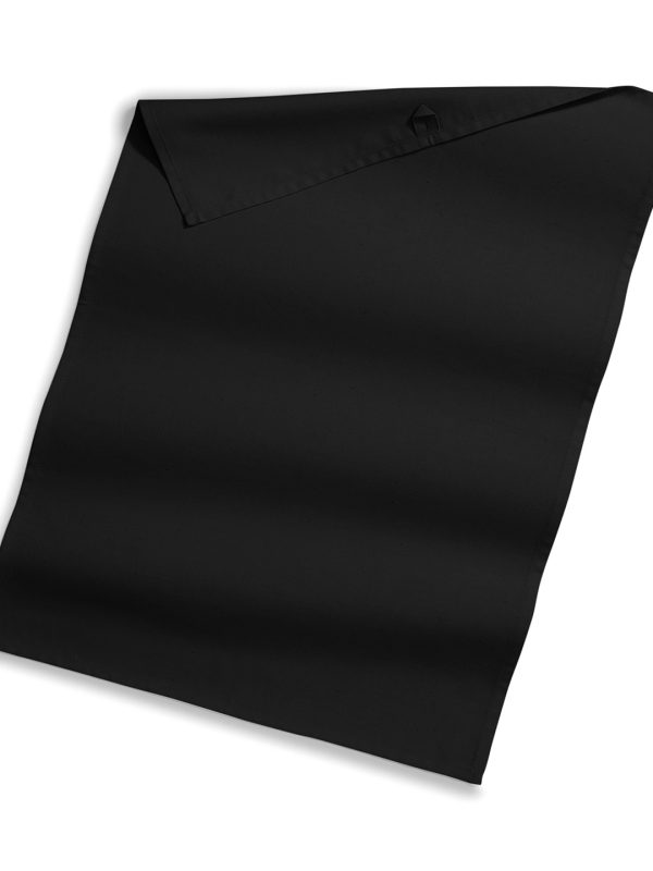 Black Organic cotton tea towel