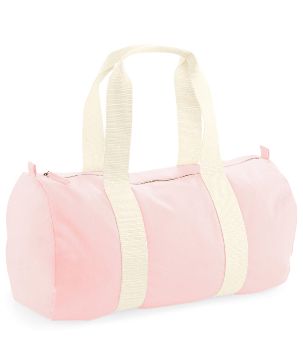 Pastel Pink EarthAware® organic barrel bag