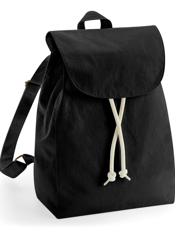 Black EarthAware® organic rucksack