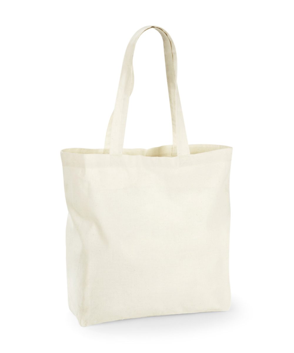 Natural Recycled cotton maxi tote