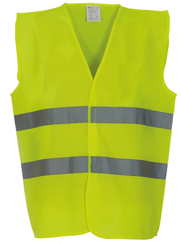 Hi-vis 2-band waistcoat (HVW102)