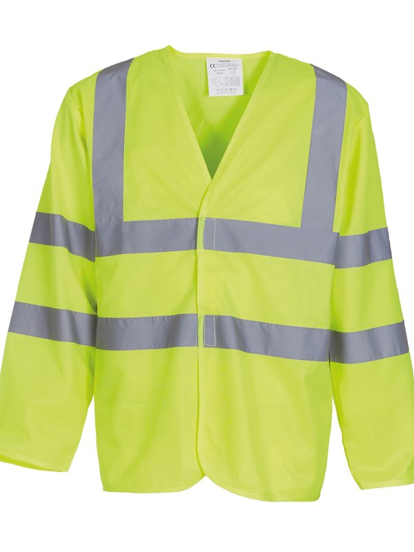 Hi-vis long sleeve waistcoat (HVJ200)