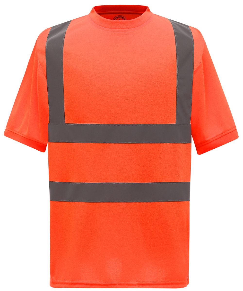 Orange Hi-vis short sleeve t-shirt (HVJ410)