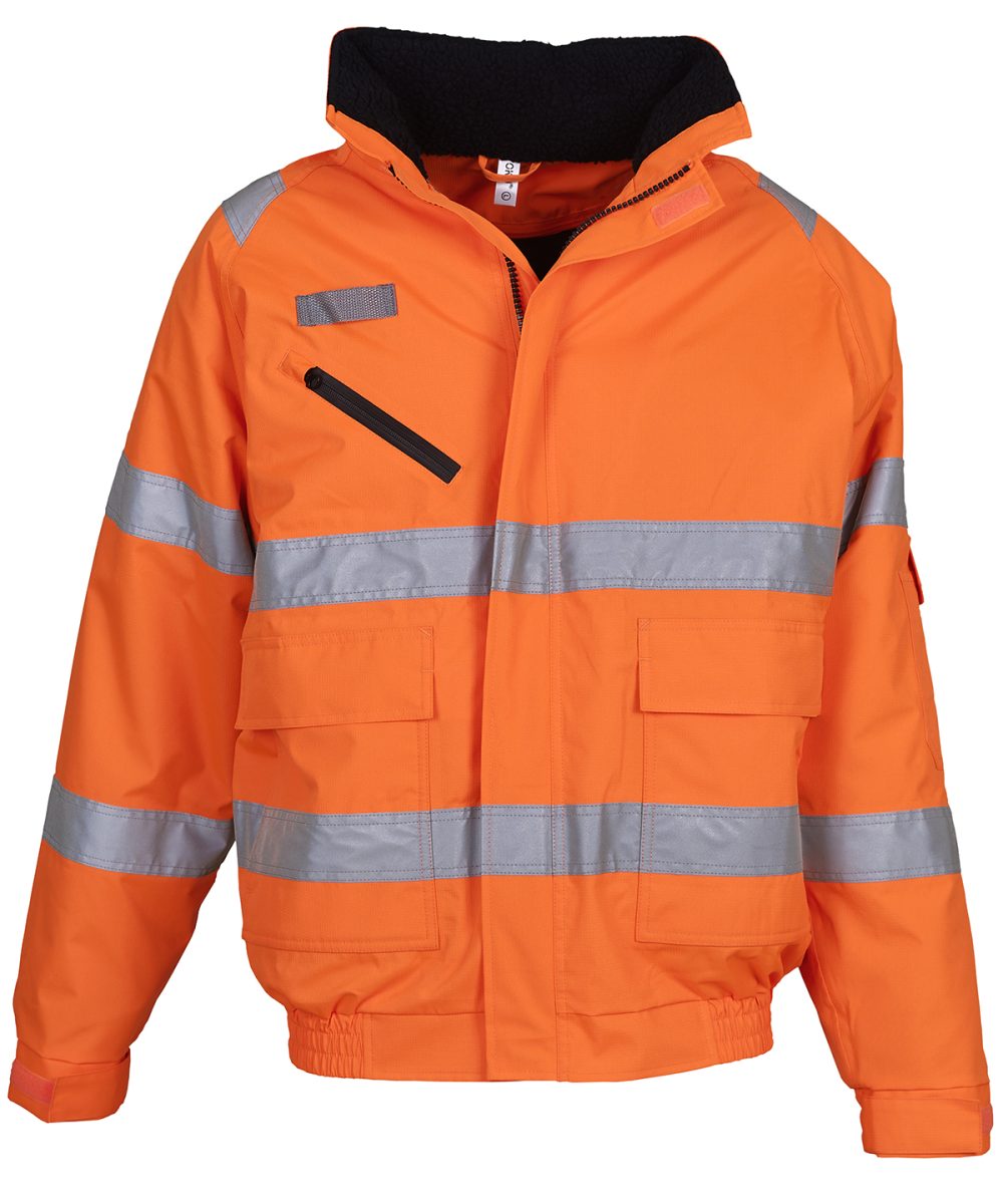 Orange Hi-vis fontaine flight jacket (HVP209)