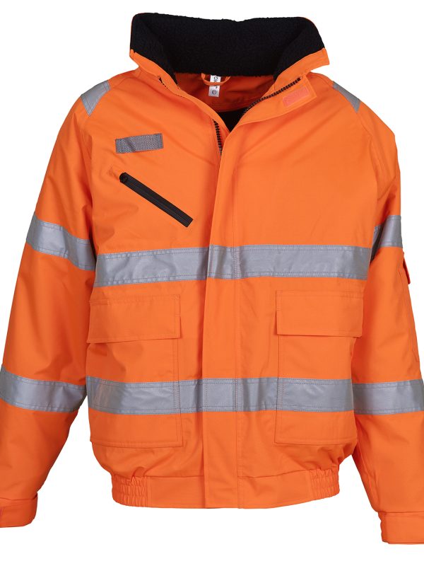 Orange Hi-vis fontaine flight jacket (HVP209)