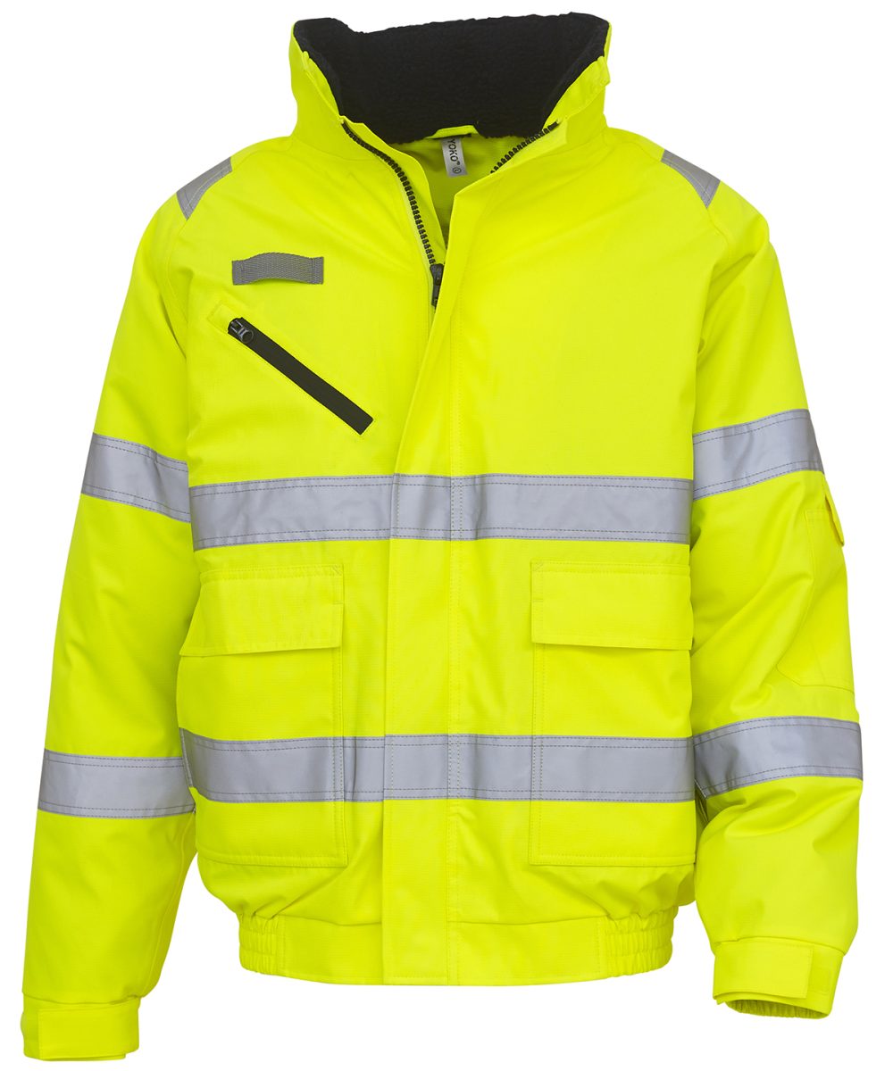 Yellow Hi-vis fontaine flight jacket (HVP209)