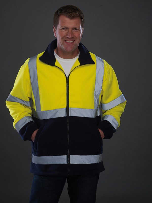 Hi-vis heavyweight fleece jacket (HVK08)