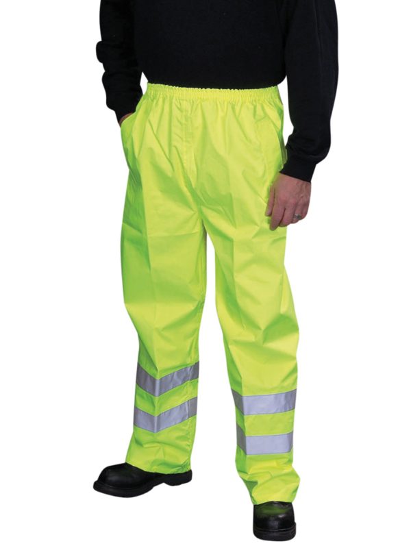 Hi-vis waterproof overtrousers (HVS461)