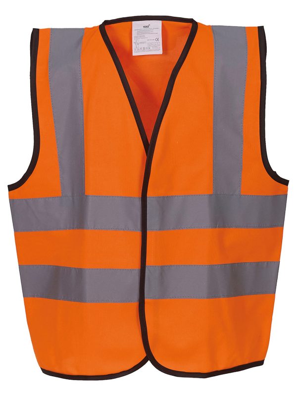 Kids hi-vis 2 b&b waistcoat (HVW100CH)