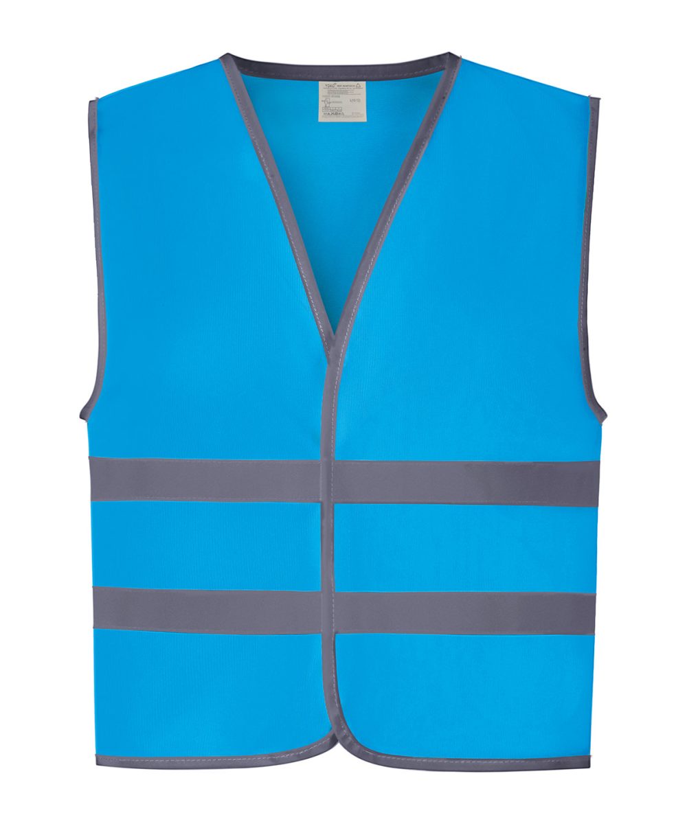 Sapphire Hi-vis reflective border kids waistcoat (HVW102CH)