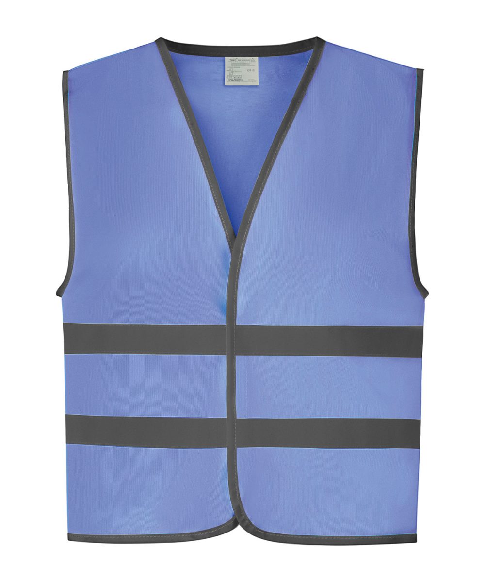 Sky Hi-vis reflective border kids waistcoat (HVW102CH)