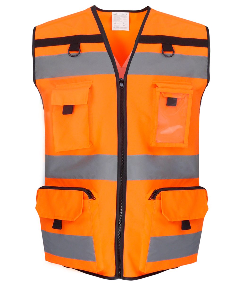 Hi-vis Orange Hi-vis ripstop tool vest (HVW108)