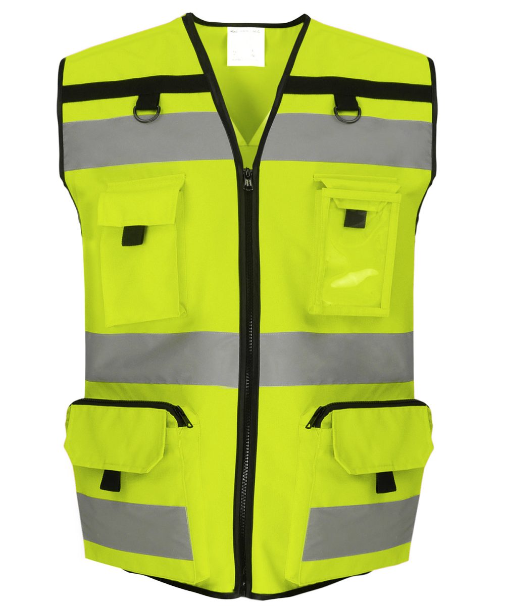 Hi-vis Yellow Hi-vis ripstop tool vest (HVW108)