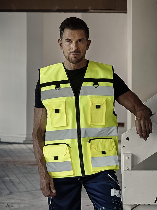 Hi-vis ripstop tool vest (HVW108)