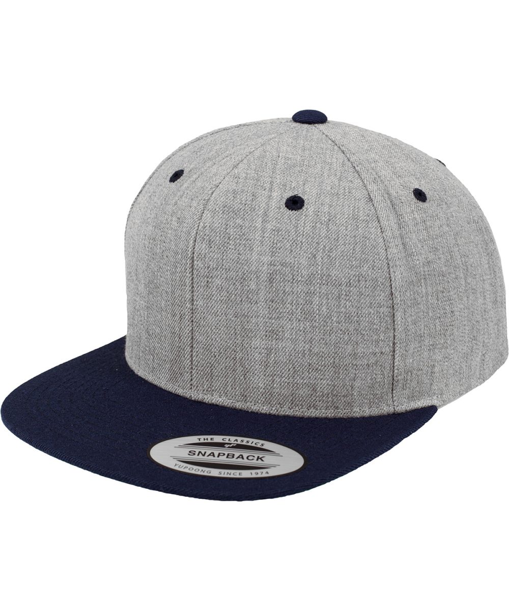 Heather/Navy The classic snapback 2-tone  (6089MT)