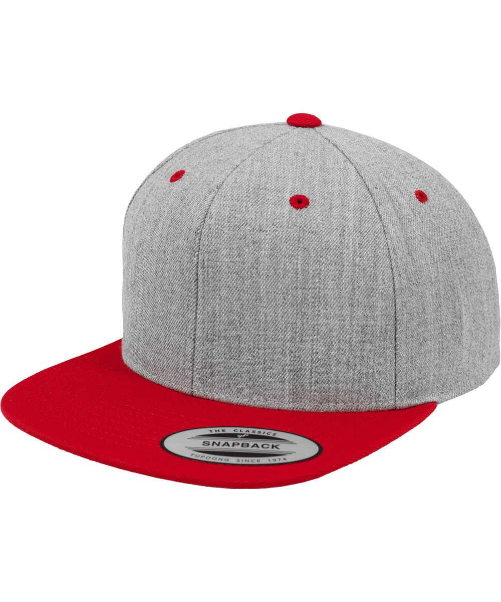 Heather/Red The classic snapback 2-tone  (6089MT)