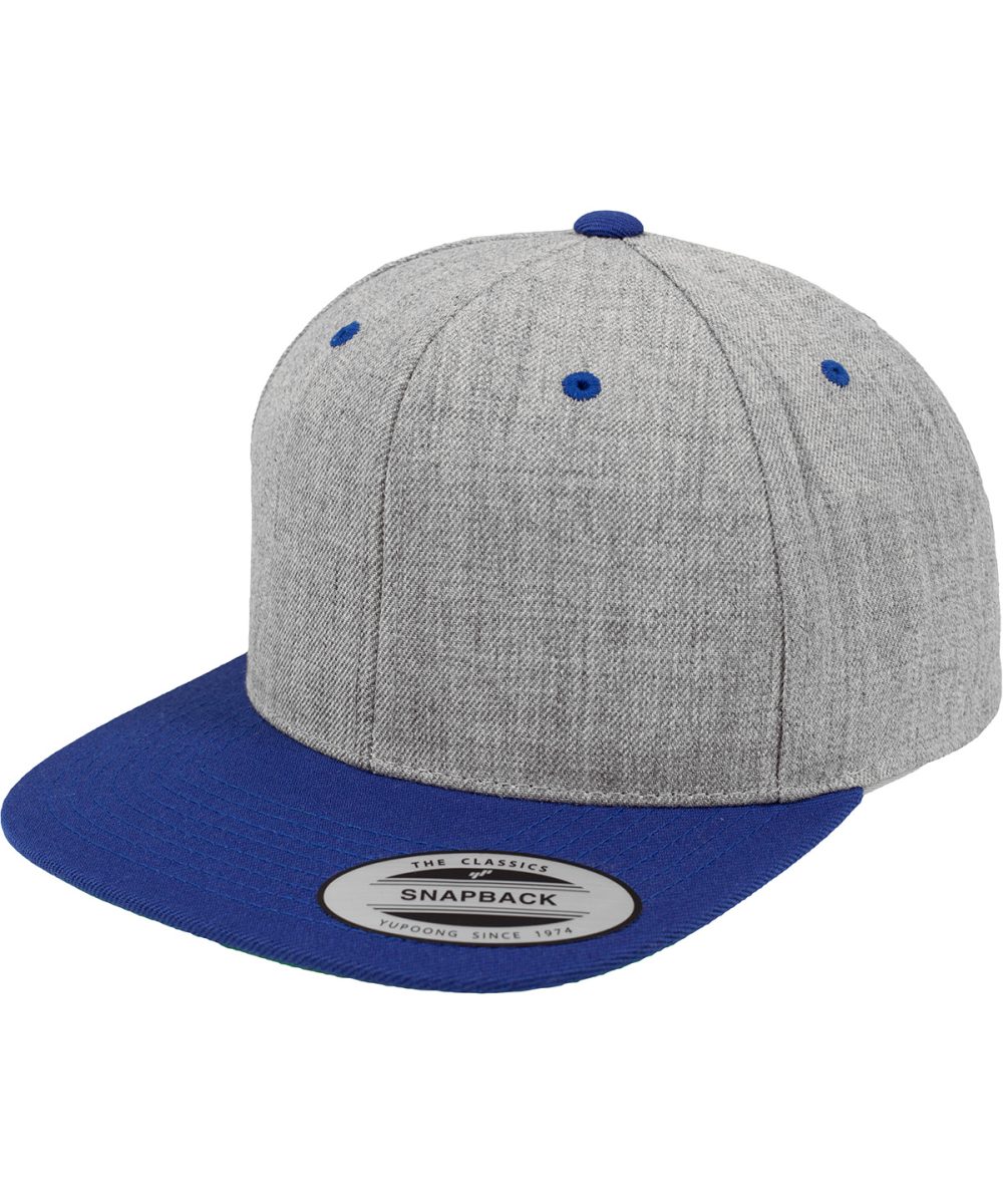 Heather/Royal The classic snapback 2-tone  (6089MT)