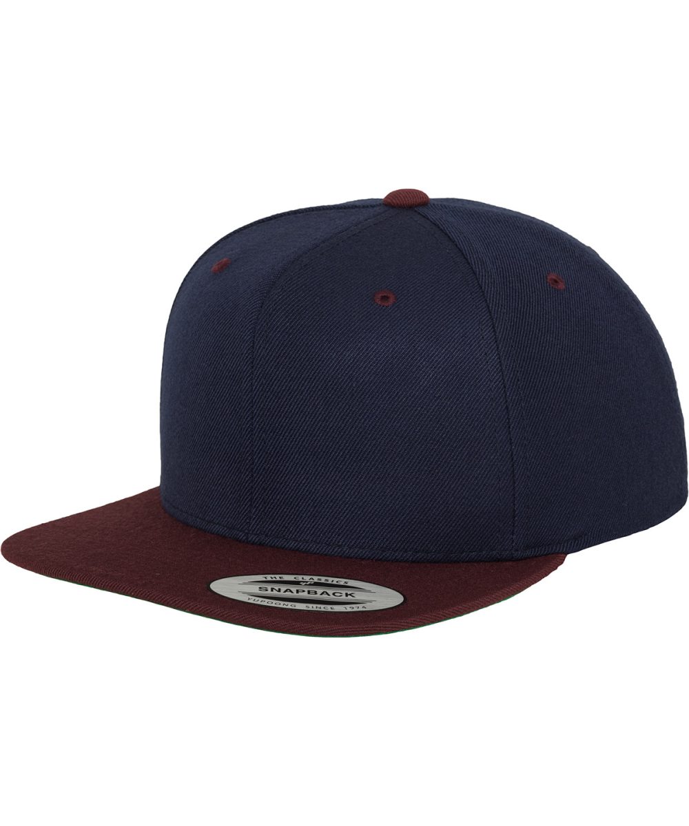 Navy/Maroon The classic snapback 2-tone  (6089MT)