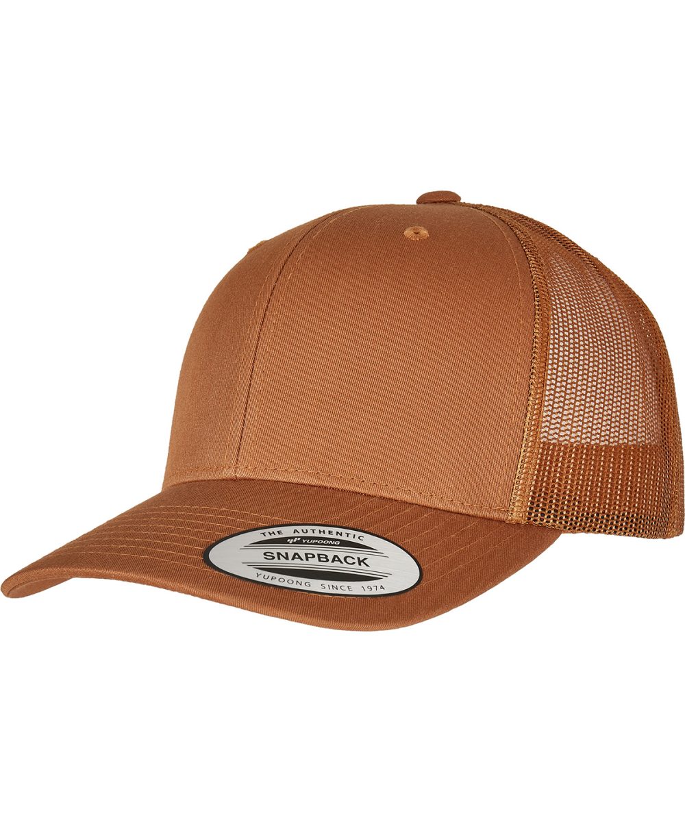 Caramel Retro trucker cap (6606)