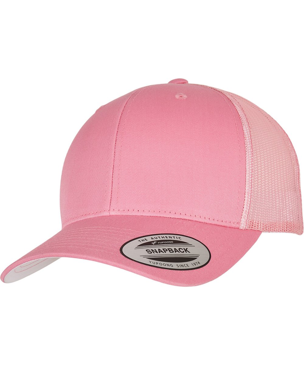 Pink Retro trucker cap (6606)