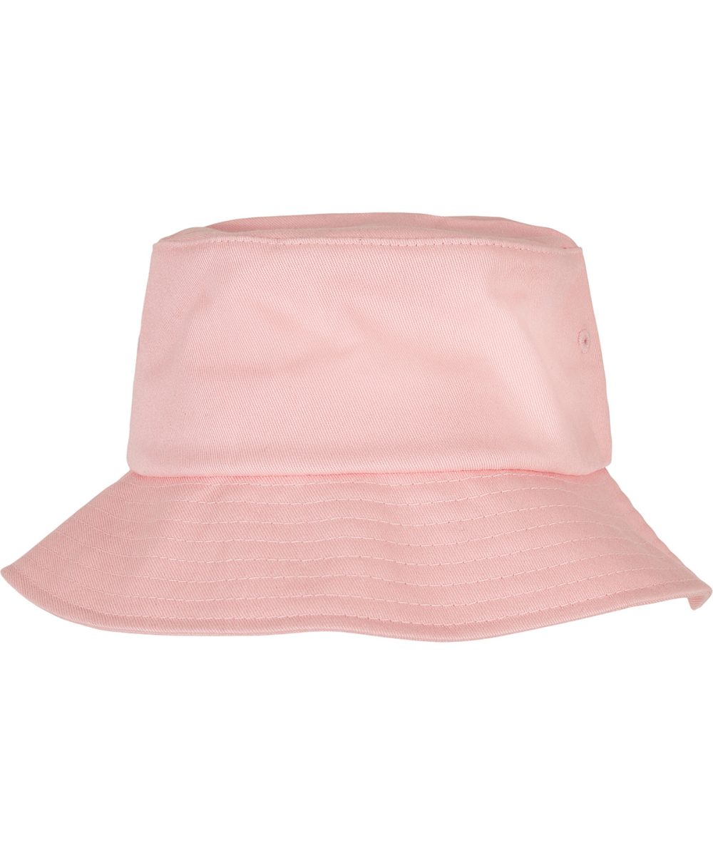 Light Pink Flexfit cotton twill bucket hat (5003)