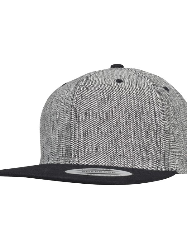 Melange solid snapback (6089MS)