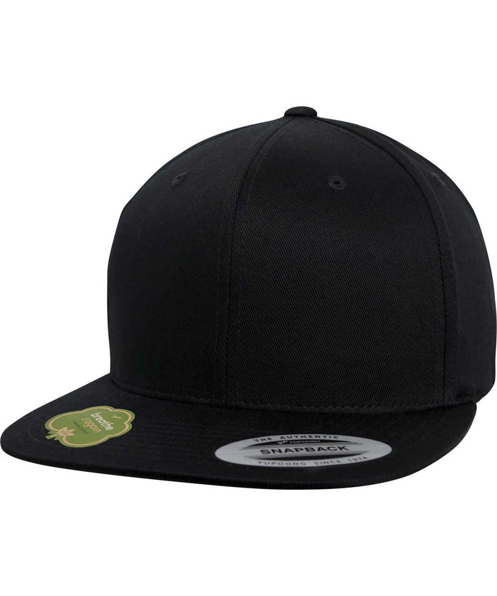 Black Organic cotton snapback (6089OC)