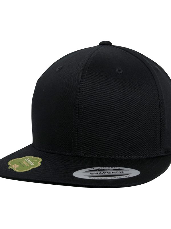 Black Organic cotton snapback (6089OC)