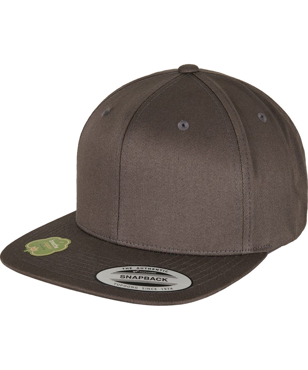 Dark Grey Organic cotton snapback (6089OC)