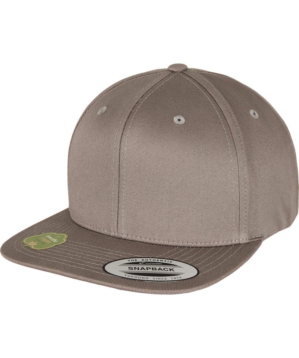 Pale Grey Organic cotton snapback (6089OC)