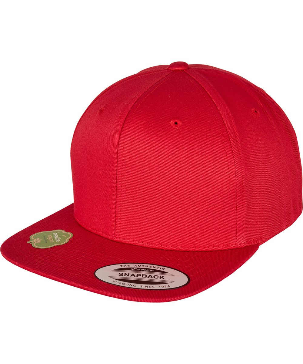 Red Organic cotton snapback (6089OC)