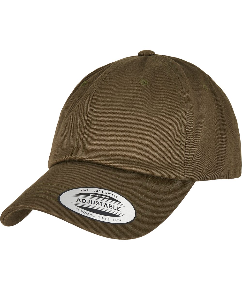 Burnt Olive Low-profile organic cotton cap (6245OC)