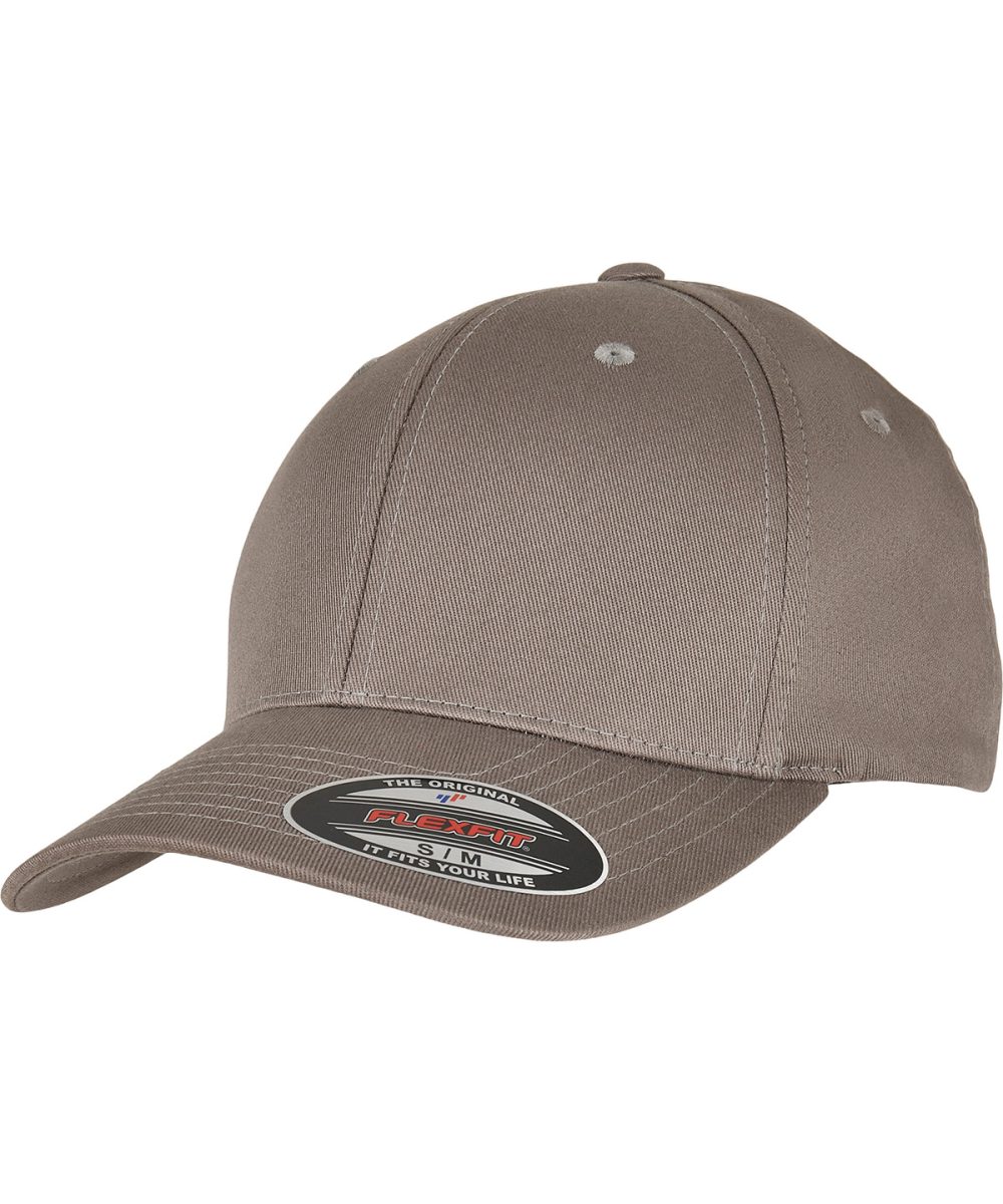 Pale Grey Flexfit organic cotton cap (6277OC)