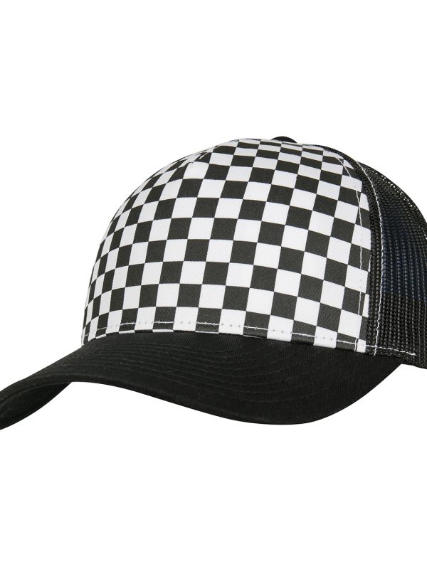 Checkerboard retro trucker (6506CB)