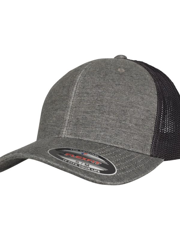 Retro trucker melange cap (6511M)