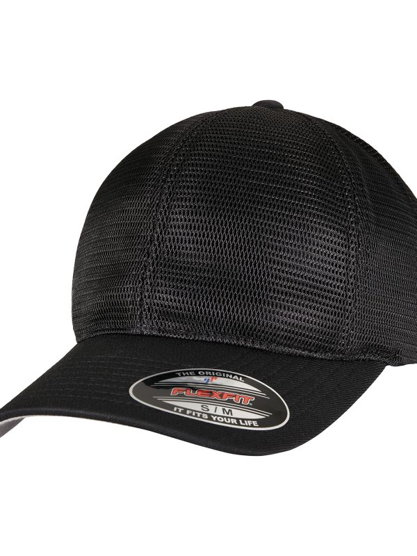 Black Flexfit 360 omnimesh cap (360)