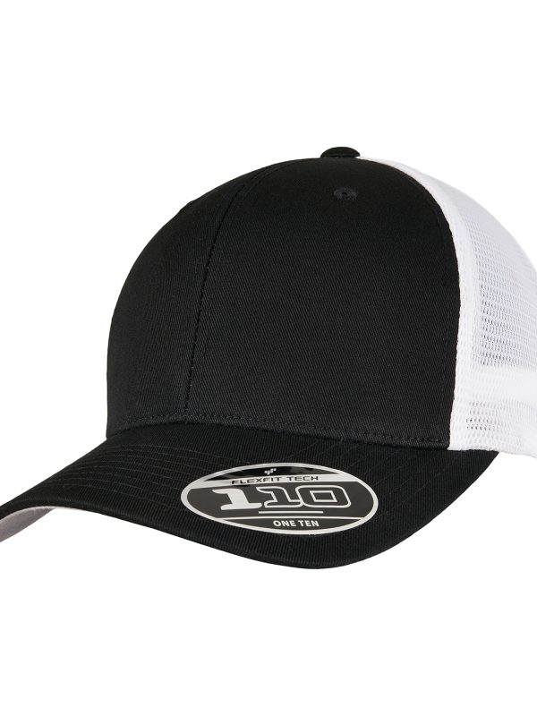 Black/White 110 mesh 2-tone cap (110MT)